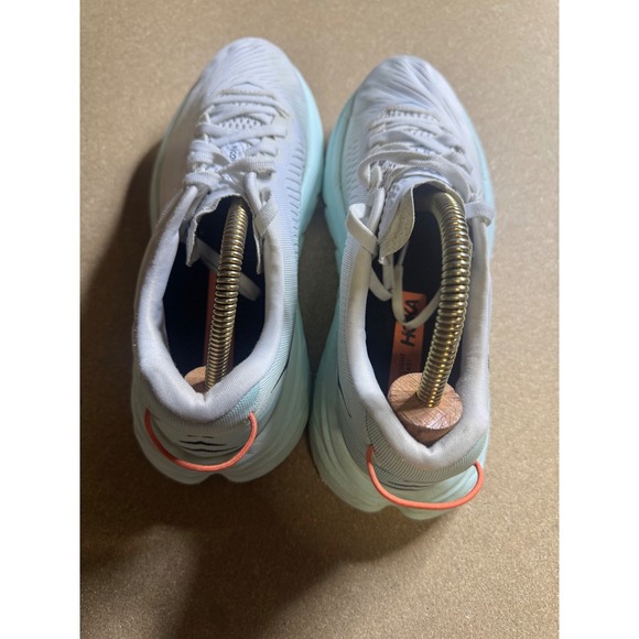 Hoka Rincon 3 Running Shoes Light Blue White Orange Mens Sneakers 1121370 main image 7